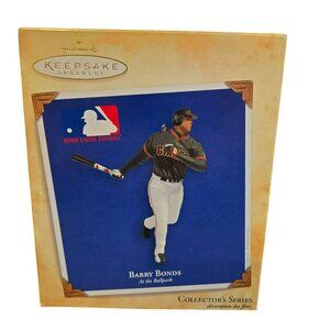 Barry Bonds At The Ballpark Hallmark Keepsake Christmas Ornament MLB 2004